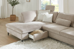 MP-IN24153 von Megapol - Ecksofa Variante links desert