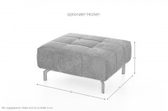 MP-IN25098 von Megapol - Ecksofa Ausführung links forest