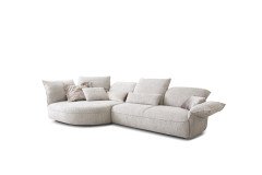 KOINOR Abby - Designersofa links hellgrau