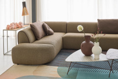 Rozan von bert plantagie - Polstersofa links brown