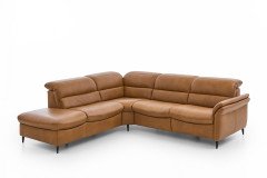 HU-SF25072 von Hukla - Ledergarnitur links kurkuma