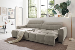 Hunter von ED-Lifestyle - Ecksofa links stone