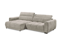 Hunter von ED-Lifestyle - Ecksofa links stone