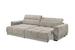 Hunter von ED-Lifestyle - Ecksofa links stone