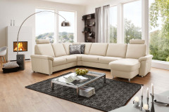 PN-EM09003 von Polinova - Wohnlandschaft Variante links ecru