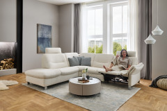 HU-SF24080 von Hukla - Eckgarnitur links ecru