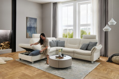 HU-SF24080 von Hukla - Eckgarnitur links ecru