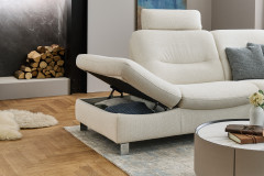 HU-SF24080 von Hukla - Eckgarnitur links ecru