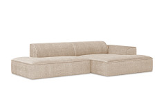 Billund von Exxpo - Ecksofa rechts sandshell