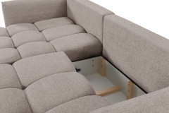 Livonia von Exxpo - Polstergarnitur links mokka