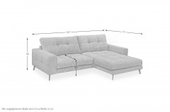 Rockport von ED-Lifestyle - Eckgarnitur rechts mink