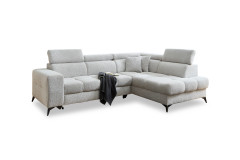 Gobi von Benformato - Ecksofa Variante rechts hellgrau