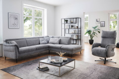 Felix von Polsteria - Polstergarnitur rechts grau