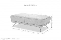 PN-EM22041 von Polinova - Ledergarnitur Ausführung links leaf