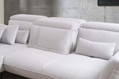 Brix von Poco - Sofagarnitur links silber