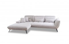 Brix von Poco - Sofagarnitur links silber