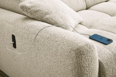 Move von Job - Ecksofa Ausführung rechts beige