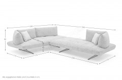 Quebec von Sofaschmiede - Sofagarnitur taupe