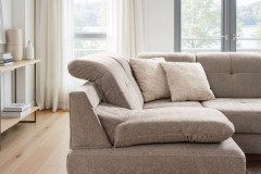 Verso von Sit & More - Polstergarnitur links taupe