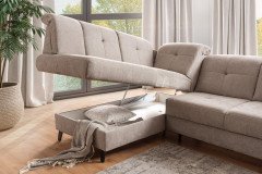 Verso von Sit & More - Polstergarnitur links taupe