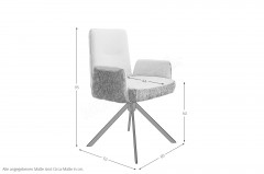 Andante von Polsteria - Stuhl in Beige