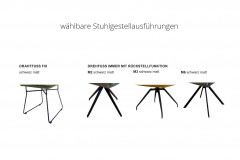 Andante von Polsteria - Stuhl in Beige
