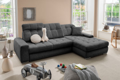 Frido von Benformato - Ecksofa rechts anthrazit