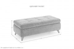 MP-IN25117 von Megapol - Ecksofa Ausführung rechts mandel