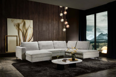 HU-PL24070 von Hukla - XXL-Sofa rechts silver