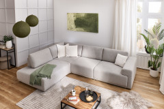 MP-IN26013 von Megapol - Ecksofa Variante links silver