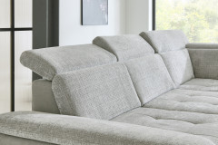 MP-IN25051 von Megapol - Ecksofa rechts silver-stone