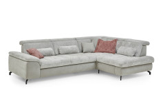 MP-IN25051 von Megapol - Ecksofa rechts silver-stone