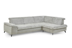 MP-IN25051 von Megapol - Ecksofa rechts silver-stone