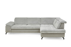 MP-IN25051 von Megapol - Ecksofa rechts silver-stone