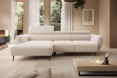 Alisson von WERSAL - Ecksofa Variante links creme