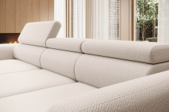 Alisson von WERSAL - Ecksofa Variante links creme