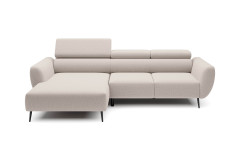 Alisson von WERSAL - Ecksofa Variante links creme