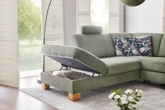 PP-LA24122 von Polipol - Ecksofa Ausführung links forest