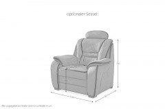 PP-HS13002 von Polipol - Polstergarnitur schoko