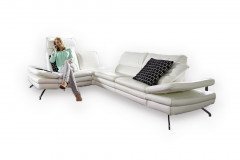 Santiago von PM Oelsa - Ledergarnitur weiß