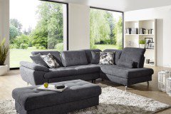 Family Relax 1 von Dietsch - Ecksofa Variante rechts anthrazit
