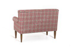 Pavolo von Wohnglücklich - Tischsofa 2-sitzig rot-grün