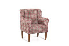 Pavolo von Wohnglücklich - Tischsofa 2-sitzig rot-grün