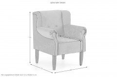 Pavolo von Wohnglücklich - Tischsofa 2-sitzig rot-grün