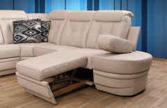 Andorra-LE16 von PM Oelsa - Ledergarnitur sorbet