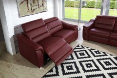 PN-EM15003 von Polinova - Ledersofa brombeer