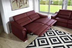 PN-EM15003 von Polinova - Ledersofa brombeer