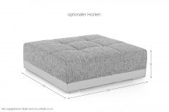 Natascha aus der Kollektion Letz - Sofa beige-weiß