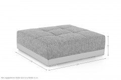 Moldau von Job - Hocker beige-weiß