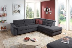 ZE-EM15003 von Zehdenick - Ecksofa grau
